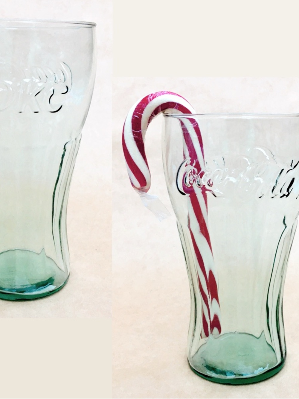 Coca Cola Bundle ❉ Green Contour Glass Tumbler & Mug